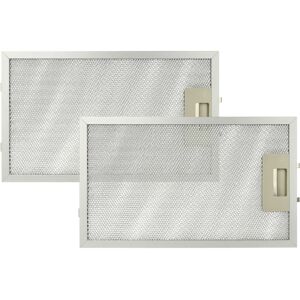 vhbw 2x Range hood filter - Silver - Metal grease filter vhbw 2x Range hood filter - Silver - Metal grease filter