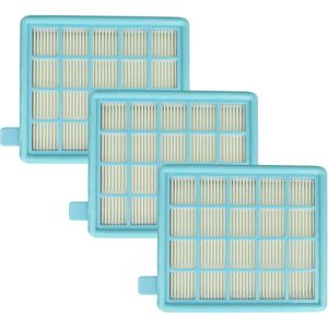 vhbw - 3x Filtro HEPA per aspirapolvere - Bianco/Azzurro - Filtro per aspirapolvere vhbw - 3x Filtro HEPA per aspirapolvere - Bianco/Azzurro - Filtro per aspirapolvere