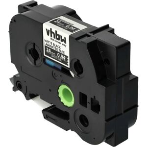 vhbw Label Tape Cassette - White on Matte Black - Label Tape for Brother D600VP & D800W vhbw Label Tape Cassette - White on Matte Black - Label Tape for Brother D600VP & D800W