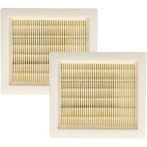 HiltI vhbw 2x Flat Pleated Filter - Vacuum Cleaner Filter - White HiltI vhbw 2x Flat Pleated Filter - Vacuum Cleaner Filter - White