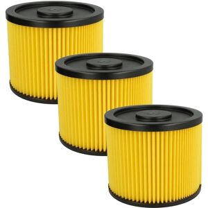 VHBW 3x Pleated Vacuum Filter - Compatible with Einhell, Lidl - Dry Use VHBW 3x Pleated Vacuum Filter - Compatible with Einhell, Lidl - Dry Use