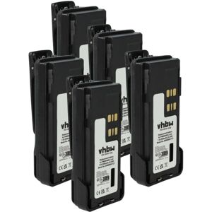 vhbw 5x Battery for Motorola Radios - High Capacity Li-ion vhbw 5x Battery for Motorola Radios - High Capacity Li-ion