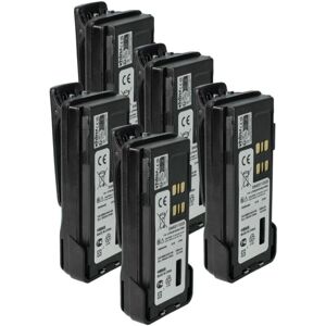 vhbw 5x Battery Replacement for Motorola PMNN4543A, PMNN4543, PMNN4493, PMNN4491B - Radio Battery vhbw 5x Battery Replacement for Motorola PMNN4543A, PMNN4543, PMNN4493, PMNN4491B - Radio Battery