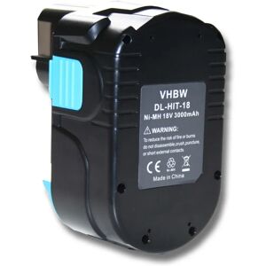 vhbw Hitachi Battery 3000mAh NiMH 18V - Battery vhbw Hitachi Battery 3000mAh NiMH 18V - Battery