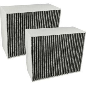 Vhbw 2x Activated Carbon Filter - Compatible with Siemens Cooker Hood - White/Grey Vhbw 2x Activated Carbon Filter - Compatible with Siemens Cooker Hood - White/Grey