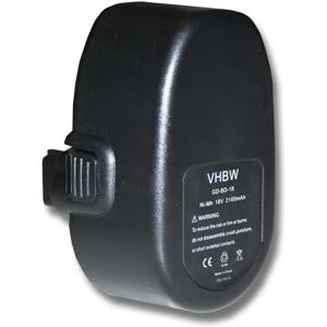 vhbw Dewalt 18V Battery - 2100mAh NiMH Tool Battery vhbw Dewalt 18V Battery - 2100mAh NiMH Tool Battery
