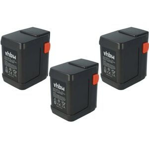 VHBW 3x Battery for Gardena 8839-U, 8835, 8839, 8839-20, 8835-20, 8835-U - Battery for Garden Tools VHBW 3x Battery for Gardena 8839-U, 8835, 8839, 8839-20, 8835-20, 8835-U - Battery for Garden Tools