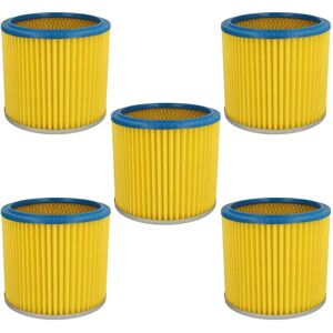 vhbw 5x Pleated Filter compatible with Parkside PNTS 30/4 - Vacuum Cleaner Filter vhbw 5x Pleated Filter compatible with Parkside PNTS 30/4 - Vacuum Cleaner Filter