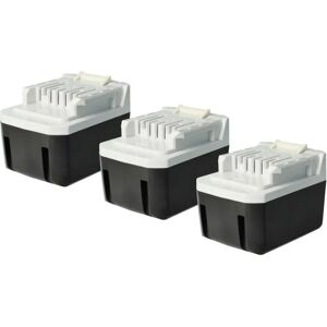 Vhbw Makita Battery Set - 3x 4000mAh Li-Ion - Black/Grey Vhbw Makita Battery Set - 3x 4000mAh Li-Ion - Black/Grey