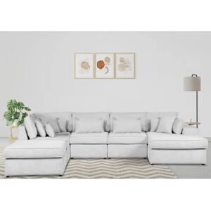 Raum.ID Enid Modularsofa - Beige, 6 Teile Raum.ID Enid Modularsofa - Beige, 6 Teile