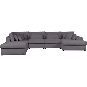 Raum.ID Florid U-Form Sofa - Modular, Grau, Hochwertiger Stoff Raum.ID Florid U-Form Sofa - Modular, Grau, Hochwertiger Stoff