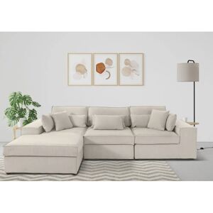 Raum.ID Florid L-Form Sofa - Modular Beige Bezug Raum.ID Florid L-Form Sofa - Modular Beige Bezug