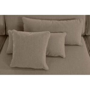 Raum.ID Enid L-Form Sofa - Recyceltes Polyester, Taupe, Links Ottomane Raum.ID Enid L-Form Sofa - Recyceltes Polyester, Taupe, Links Ottomane