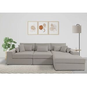 Raum.ID Enid L-Form Modular Beige Sofa - Sofa Raum.ID Enid L-Form Modular Beige Sofa - Sofa