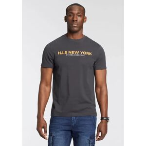 H.I.S. Herren Graues Slim Fit T-Shirt - Casual H.I.S. Herren Graues Slim Fit T-Shirt - Casual