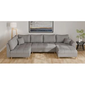 HOME AFFAIRE U-Form Couch - 3 Zierkissen - Recamiere rechts - Sofas HOME AFFAIRE U-Form Couch - 3 Zierkissen - Recamiere rechts - Sofas