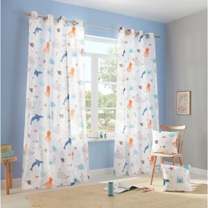 Lüttenhütt Ozean Gardine Weiß, 135x225cm, Polyester & Baumwolle - Gardine Lüttenhütt Ozean Gardine Weiß, 135x225cm, Polyester & Baumwolle - Gardine