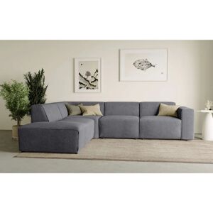 andasu202fNordic Interior Noord Sofa - 4-Sitzer, Anthrazit, Linke Ottomane andasu202fNordic Interior Noord Sofa - 4-Sitzer, Anthrazit, Linke Ottomane