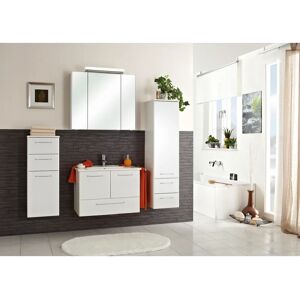 SAPHIR Filo Weiß Hochglanz 75cm Wand-Waschtisch mit Unterschrank SAPHIR Filo Weiß Hochglanz 75cm Wand-Waschtisch mit Unterschrank