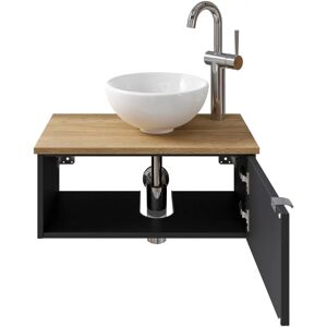 SAPHIR 6915 Wandmontierter Keramik-Rundwaschbecken - Waschtisch SAPHIR 6915 Wandmontierter Keramik-Rundwaschbecken - Waschtisch