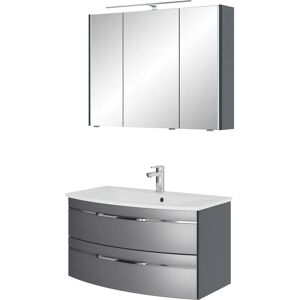 SAPHIR Serie 7045 Badmöbel-Set Mineralmarmor - 2-teilig, grau SAPHIR Serie 7045 Badmöbel-Set Mineralmarmor - 2-teilig, grau