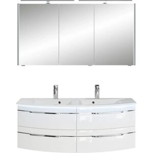 SAPHIR Badezimmer-Set - Weiß Hochglanz - Badezimmermöbel-Set SAPHIR Badezimmer-Set - Weiß Hochglanz - Badezimmermöbel-Set
