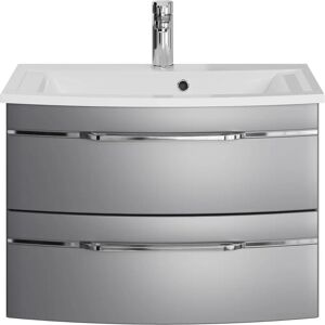 SAPHIR Modell 7045 Wandmontierter Mineralmarmor-Waschtisch mit 2 Schubladen SAPHIR Modell 7045 Wandmontierter Mineralmarmor-Waschtisch mit 2 Schubladen