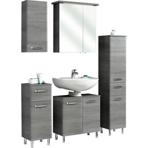SAPHIR Quickset 328 Badezimmermöbel-Set - 5-teilig, Grau SAPHIR Quickset 328 Badezimmermöbel-Set - 5-teilig, Grau