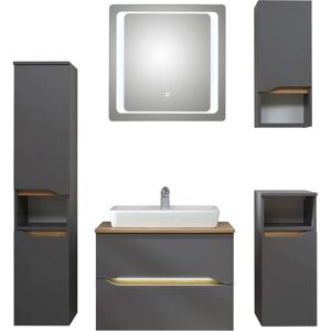 SAPHIR Quickset 5-teiliges Badmöbel-Set - Badezimmermöbel SAPHIR Quickset 5-teiliges Badmöbel-Set - Badezimmermöbel