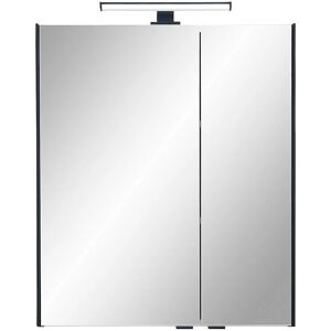 SAPHIR Quickset 395 Badschrank - 2 Spiegeltüren, 2 Einlegeböden, LED-Beleuchtung SAPHIR Quickset 395 Badschrank - 2 Spiegeltüren, 2 Einlegeböden, LED-Beleuchtung