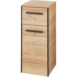 SAPHIR Quickset 395 Badschrank - 1 Tür, 1 Schublade, Glasregal SAPHIR Quickset 395 Badschrank - 1 Tür, 1 Schublade, Glasregal
