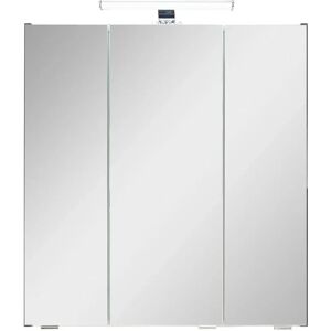 SAPHIR Quickset 945 Badschrank - 3 Spiegeltüren, 6 Einlegeböden SAPHIR Quickset 945 Badschrank - 3 Spiegeltüren, 6 Einlegeböden