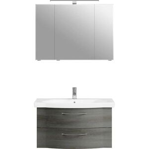 SAPHIR 6005 Sprint Badezimmermöbel-Set - Grau (Graphitstruktur) - 3 teilig SAPHIR 6005 Sprint Badezimmermöbel-Set - Grau (Graphitstruktur) - 3 teilig