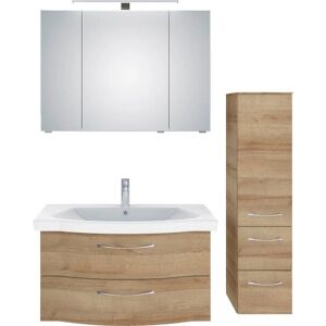 SAPHIR 6005 Sprint Badezimmermöbel-Set - 128x200 cm - Weiß Keramik-Waschtisch SAPHIR 6005 Sprint Badezimmermöbel-Set - 128x200 cm - Weiß Keramik-Waschtisch