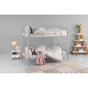 Lüttenhüttu Hayo Metallbett Etagenbett - Silber Lüttenhüttu Hayo Metallbett Etagenbett - Silber