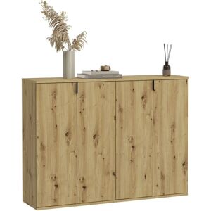 INOSIGN Trondheim Garderoben-Set - 122cm, Braun - Kastenmöbel-Sets INOSIGN Trondheim Garderoben-Set - 122cm, Braun - Kastenmöbel-Sets