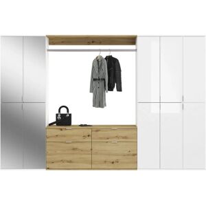 INOSIGN Trondheim Garderoben-Set - Modern, Weiß & Holz INOSIGN Trondheim Garderoben-Set - Modern, Weiß & Holz