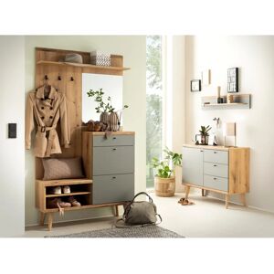 INOSIGN Mavas Garderoben-Set - Eiche/Salbei, 237x200x34cm INOSIGN Mavas Garderoben-Set - Eiche/Salbei, 237x200x34cm
