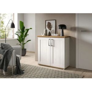 HOME AFFAIRE Cosenza Sideboard - 2 Türen, 2 Einlegeböden - Modernes Landhaus HOME AFFAIRE Cosenza Sideboard - 2 Türen, 2 Einlegeböden - Modernes Landhaus