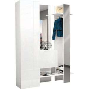 INOSIGN Kompakt-Garderoben-Set - Modern, Weiß, 140x35x190 cm INOSIGN Kompakt-Garderoben-Set - Modern, Weiß, 140x35x190 cm