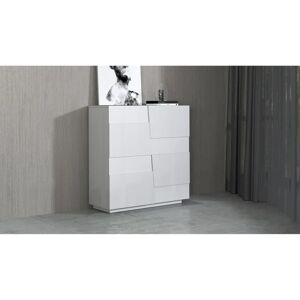 INOSIGN Pongo Highboard - Weiß Hochglanz - Moderner Stauraum INOSIGN Pongo Highboard - Weiß Hochglanz - Moderner Stauraum