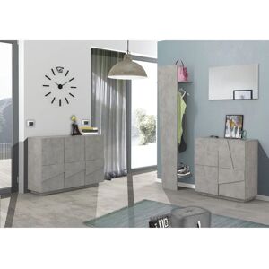 INOSIGN Ping Sideboard - 121x86x38cm - Grau (Beton) - Holzwerkstoff INOSIGN Ping Sideboard - 121x86x38cm - Grau (Beton) - Holzwerkstoff