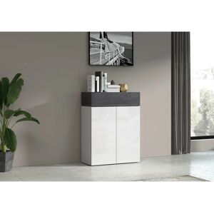 INOSIGN Savona Weiß/Zement Schuhschrank - Schuhschränke INOSIGN Savona Weiß/Zement Schuhschrank - Schuhschränke