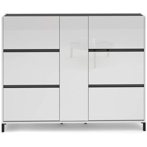 INOSIGN EASY Schuhschrank - Weiß gloss - 169x135x25,2 cm INOSIGN EASY Schuhschrank - Weiß gloss - 169x135x25,2 cm