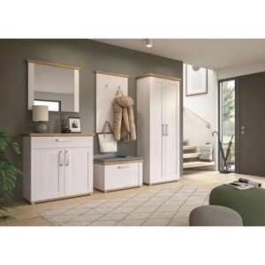 HOME AFFAIRE Cosenza Kleiderschrank - Sibiu Lärche Nachbildung - Modernes Design - 2 Türen HOME AFFAIRE Cosenza Kleiderschrank - Sibiu Lärche Nachbildung - Modernes Design - 2 Türen
