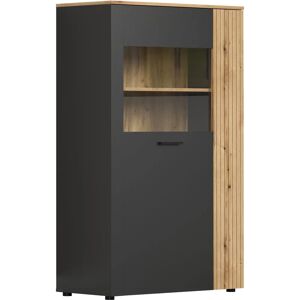 INOSIGN Estepona Sideboard - Anthrazit & Eiche - 90cm INOSIGN Estepona Sideboard - Anthrazit & Eiche - 90cm