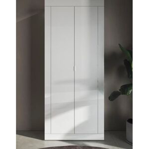 INOSIGN Basic Kleiderschrank Weiß Hochglanz - Garderobenschrank INOSIGN Basic Kleiderschrank Weiß Hochglanz - Garderobenschrank