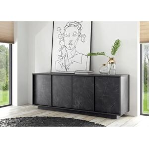 INOSIGN Carrara Sideboard - 180x79x43 cm - Grau Marmor-Optik INOSIGN Carrara Sideboard - 180x79x43 cm - Grau Marmor-Optik
