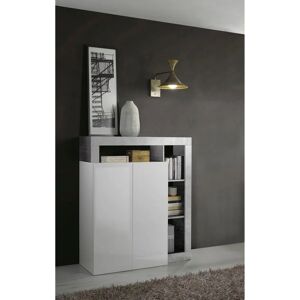 INOSIGN Hamburg Stauraumschrank - Weiß, 108x42x126cm - Mehrzweck INOSIGN Hamburg Stauraumschrank - Weiß, 108x42x126cm - Mehrzweck