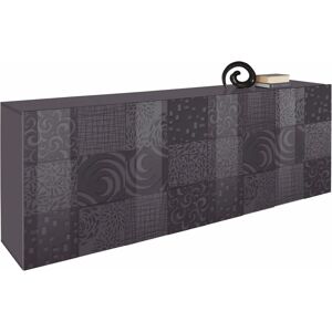 INOSIGN Miro Grau Sideboard - Sideboard 241cm, Dekoratives Siebdruck INOSIGN Miro Grau Sideboard - Sideboard 241cm, Dekoratives Siebdruck